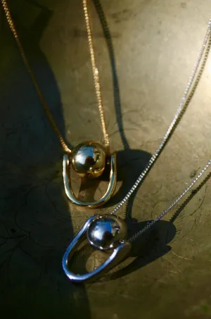Auralie Doorknocker Necklace