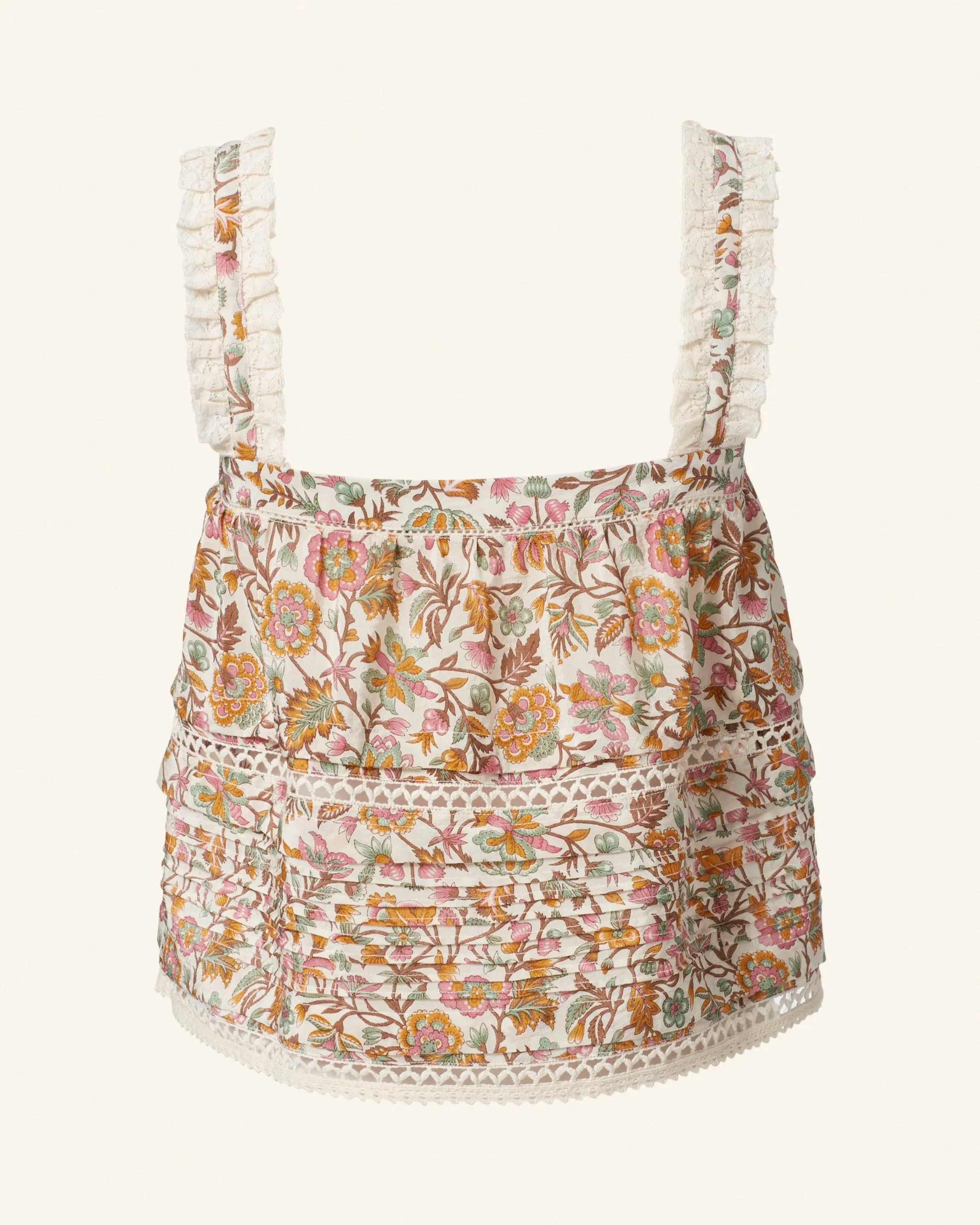 Effie Garden Party Silk Top