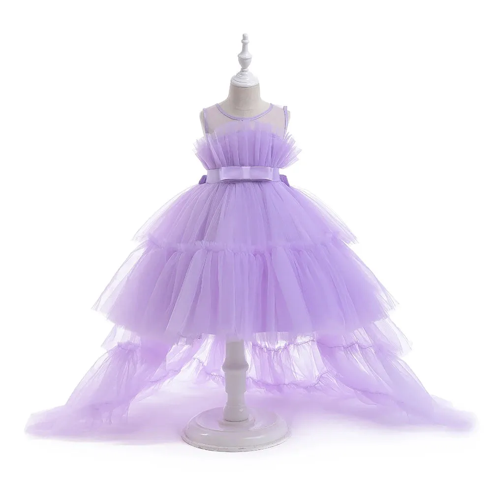 Flower Girls Dress With Train