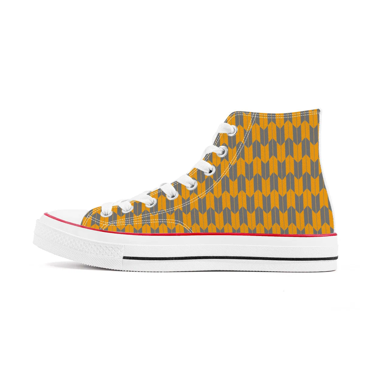 Ginza Line High Top Canvas Shoes