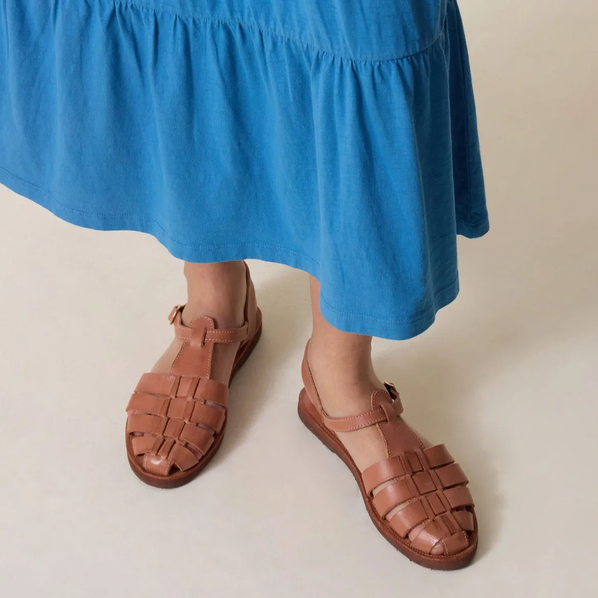 Leon & Harper  Cancun P24 Spartan Sandals Natural