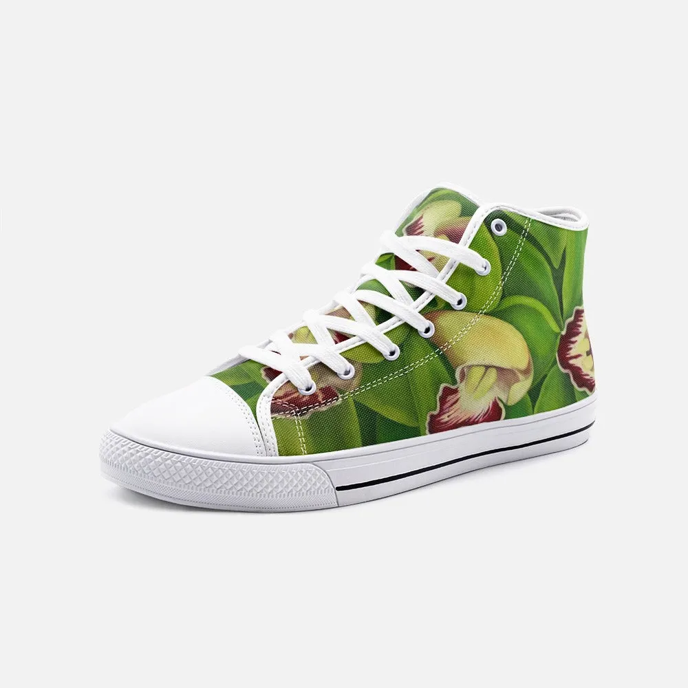 Lime Orchid High-top Sneakers