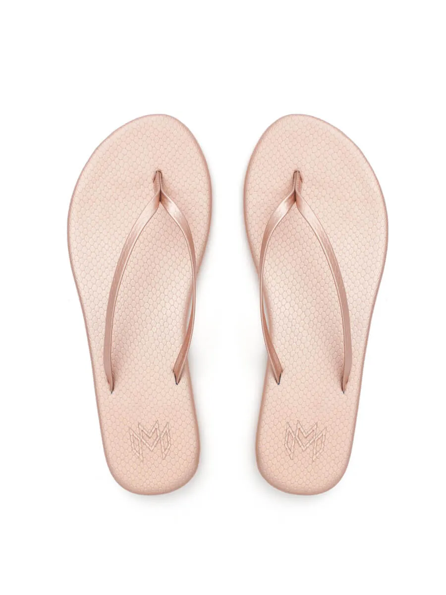 Lux Reptile Sandals Cognac
