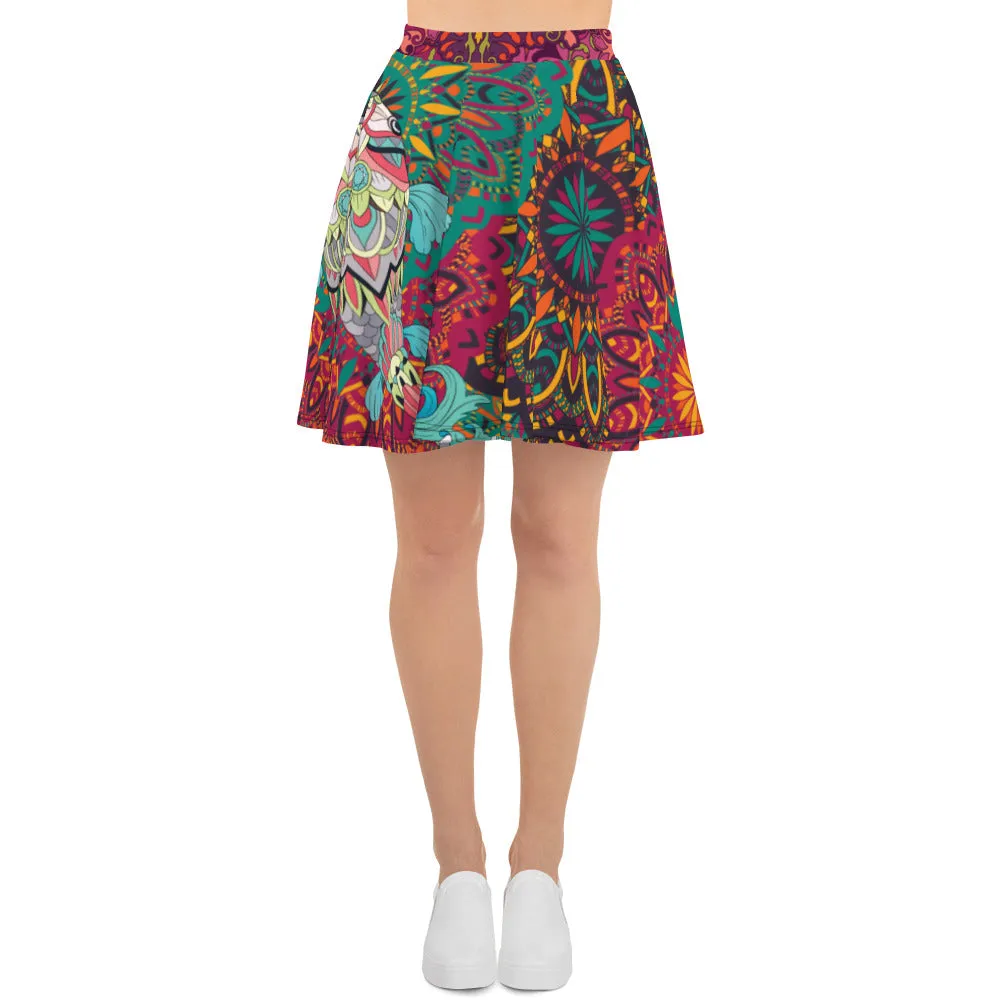 Mandala Koi Fish - Skater Skirt