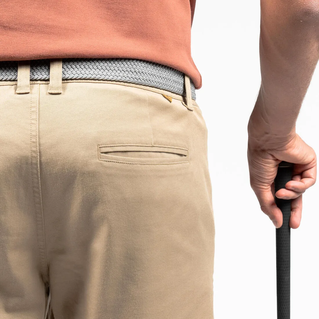Men's golf cotton chino shorts - MW500