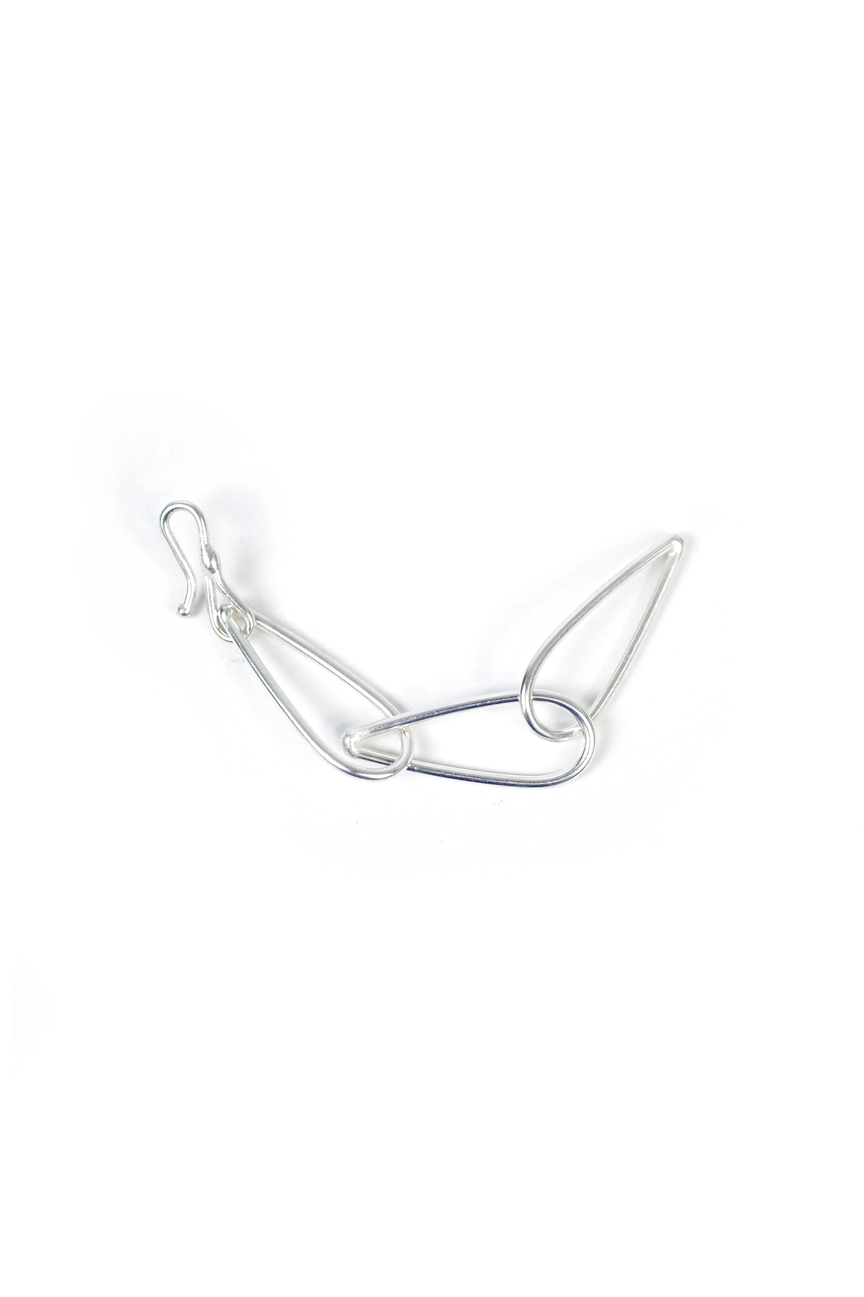 midi modular chain extender in silver