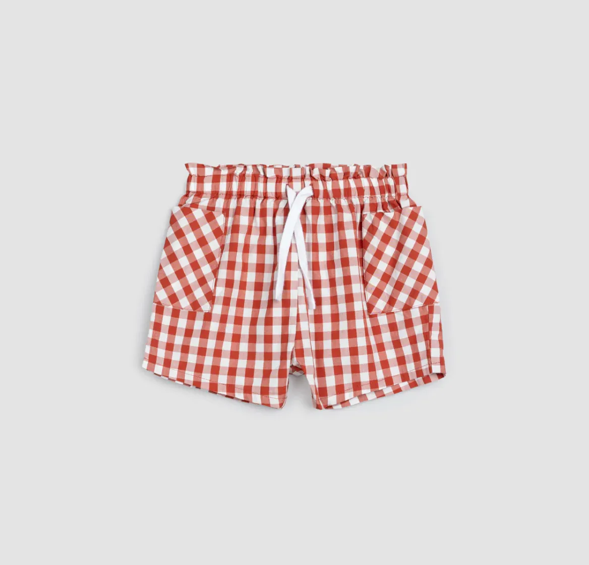 Miles the Label Gingham Poplin Short
