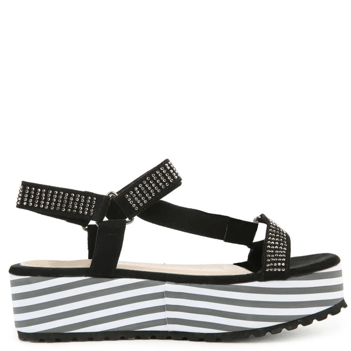 Orella-01 Platform Sandals BLACK