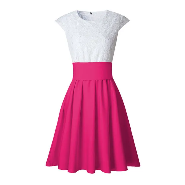 Spring Summer Short Skirts Womens Swing Tutu Skirt Bottoms Pleated Skirts Ladies Basic Solid Color Casual Mini Skater Skirt S-XL