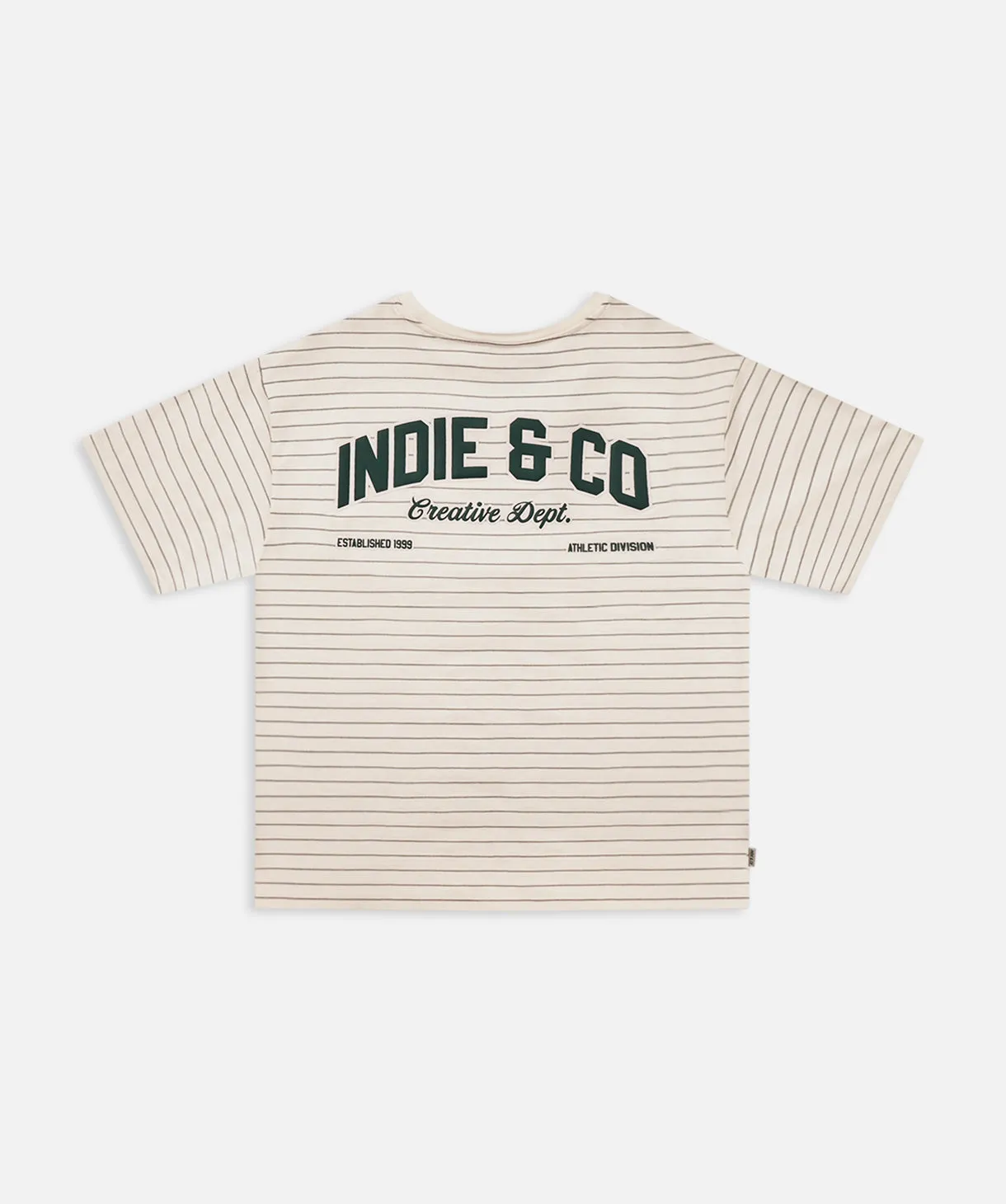 The Valencia Tee - Off White/Green