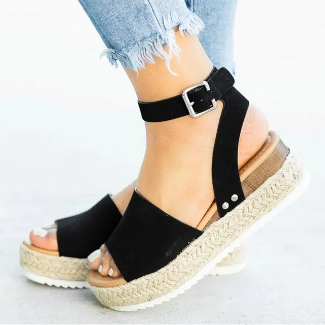 Women Sandals Plus Size Wedges Shoes For Women High Heels Sandals Summer Shoes Flip Flop Chaussures Femme Platform Sandals
