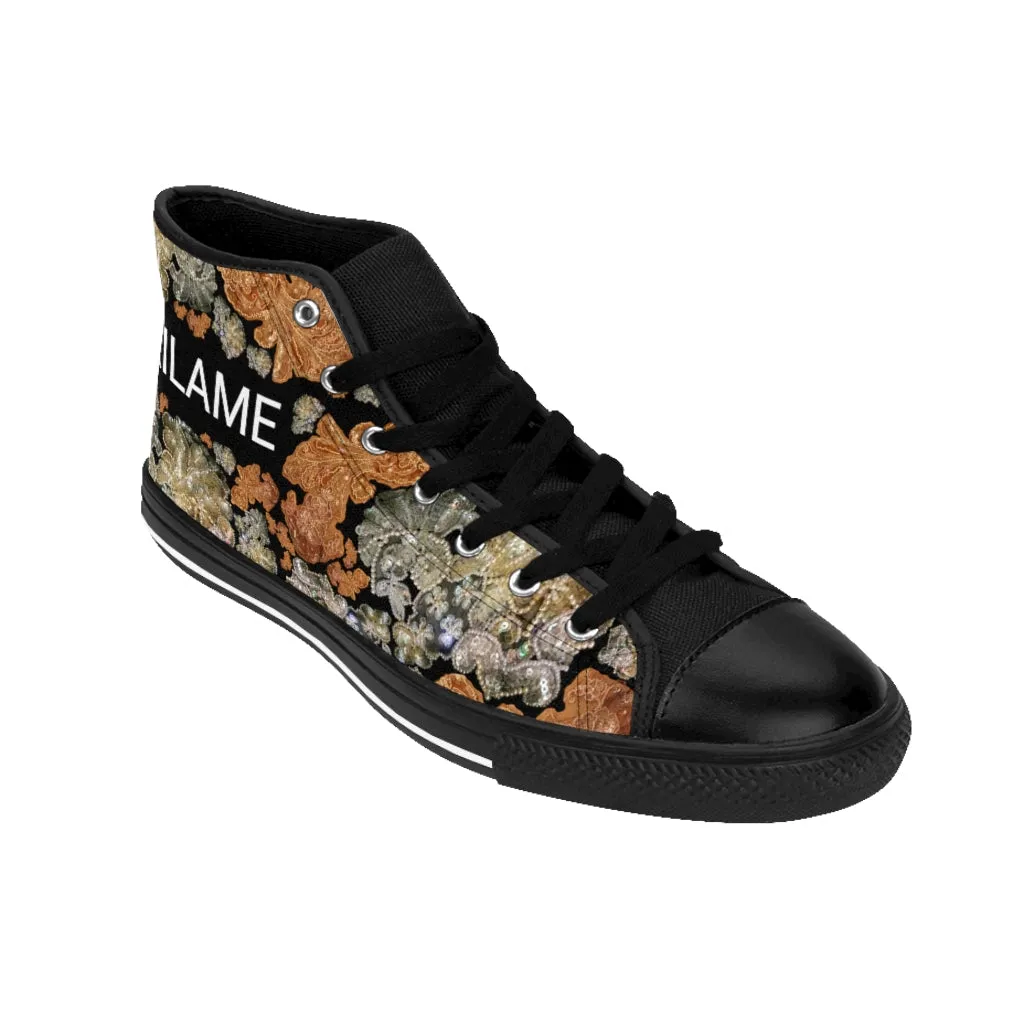 Women's High-top Sneakers 'Nude embroidery'