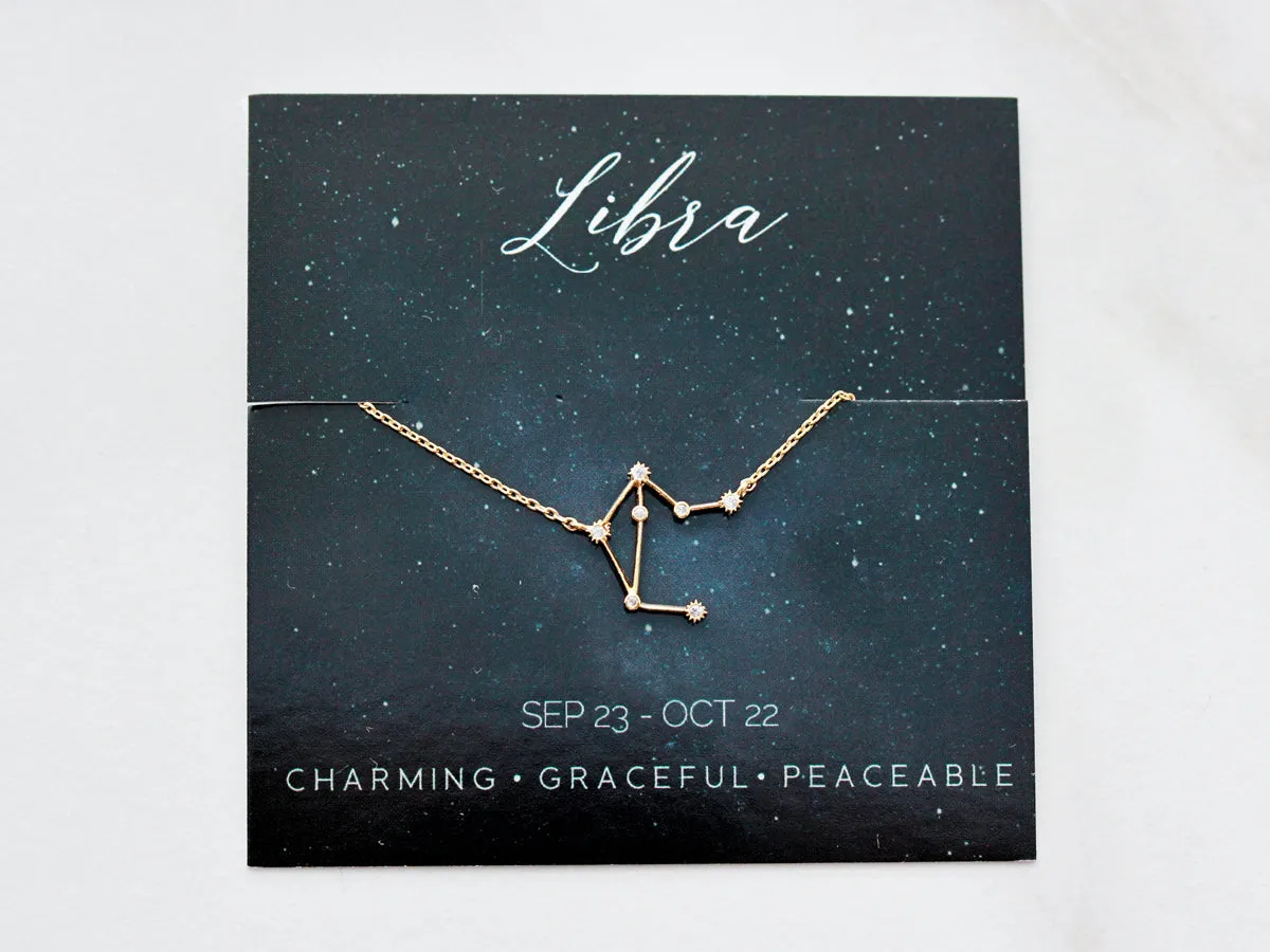 Zodiac Constellation Necklace